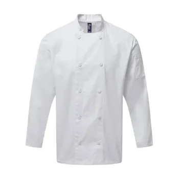 Κεντρική φωτογραφία από PR903 - Σακάκι σεφ μακρυμάνικο διαπνέον Coolchecker® σε χρώμα White