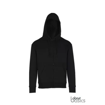 Φωτογραφία Dust - Unisex ζακέτα φούτερ με κουκούλα σε χρώμα Black