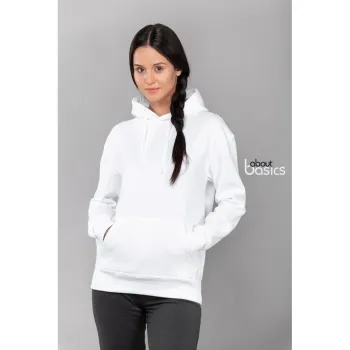 Φωτογραφία Shadow - Unisex μπλούζα φούτερ με κουκούλα σε χρώμα White