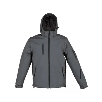 Φωτογραφία από Locarno - Τζάκετ softshell 2 στρώσεων σε χρώμα Grey-Black