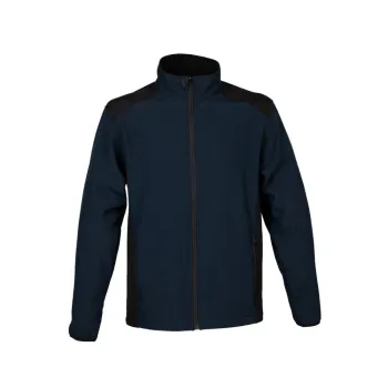 Φωτογραφία από Garda - Δίχρωμο τζάκετ softshell 2 στρώσεων σε χρώμα Navy-Black