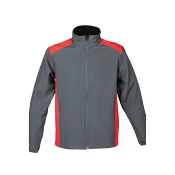 Φωτογραφία από Garda - Δίχρωμο τζάκετ softshell 2 στρώσεων σε χρώμα Grey-Red