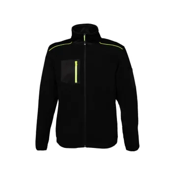 Φωτογραφία από Labrador - Ανδρική ζακέτα fleece δίχρωμη σε χρώμα Black