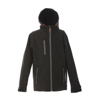 Φωτογραφία από Innsbruck Boy - Παιδικό softshell με κουκούλα σε χρώμα Black