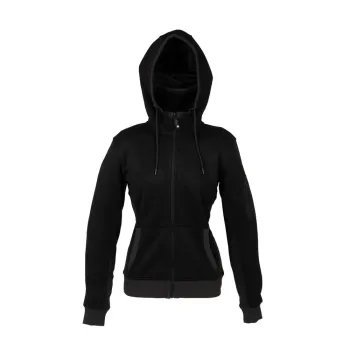 Φωτογραφία από New Quebec Lady - Γυναικεία ζακέτα fleece με κουκούλα σε χρώμα Black