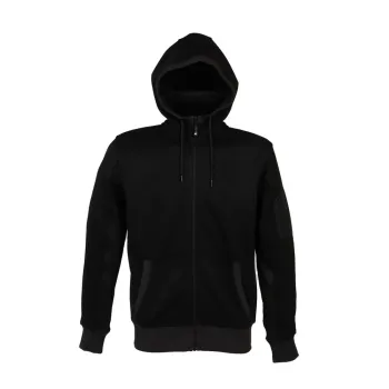 Φωτογραφία από New Quebec Man - Ανδρική ζακέτα fleece με κουκούλα σε χρώμα Black