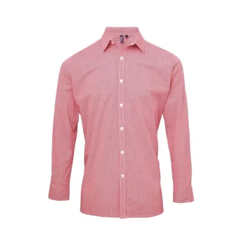 Κεντρική φωτογραφία από PR220 - Ανδρικό μακρυμάνικο καρό πουκάμισο σε χρώμα Red-White