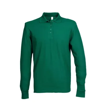 Φωτογραφία από Tunisi Lady - Γυναικείο πόλο πικέ μακρυμάνικο σε χρώμα Green