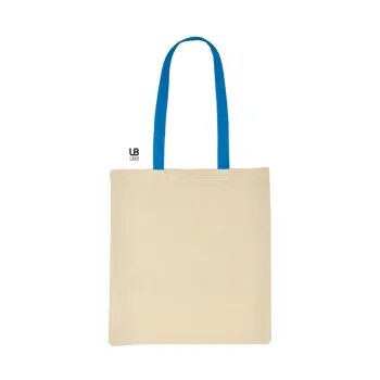 Φωτογραφία από Berkeley - Τσάντα αγοράς σε χρώμα Natural-Tyrquoise