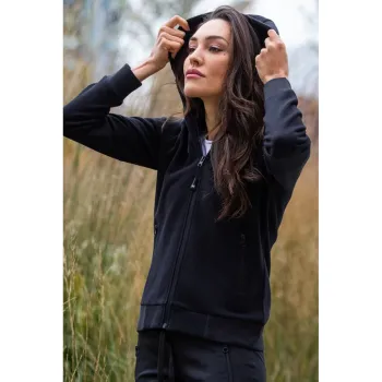 Φωτογραφία από Cleveland Lady - Ζακέτα φούτερ με κουκούλα σε χρώμα Black