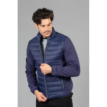 Φωτογραφία από Lovanio Man - Ανδρικό ελαφρύ τζάκετ σε χρώμα Navy