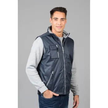 Φωτογραφία από Portugal - Γιλέκο εργασίας με fleece επένδυση σε χρώμα Navy