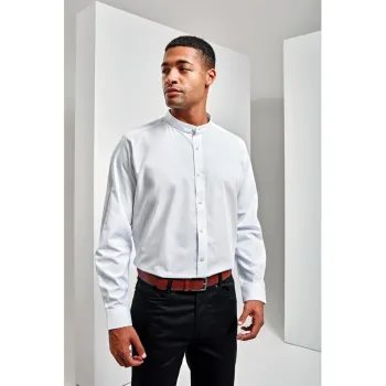 Φωτογραφία από 'Grandad' - Ανδρικό μακρυμάνικο πουκάμισο με γιακά 