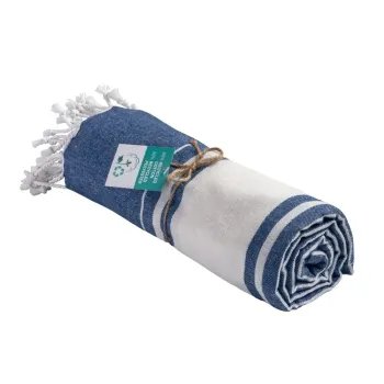 Φωτογραφία από Amber - Πετσέτα θαλάσσης/πεστεμάλ με κρόσια σε χρώμα Blue