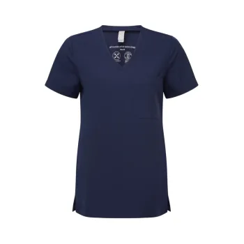 Κεντρική φωτογραφία από 'Limitless' - Γυναικεία ελαστική μπλούζα νοσηλευτικής Onna σε χρώμα Navy