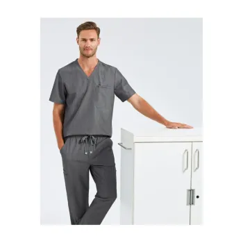 Φωτογραφία από 'Relentless' - Ανδρικό ελαστικό cargo παντελόνι νοσηλευτικής Onna σε χρώμα Dynamo Grey