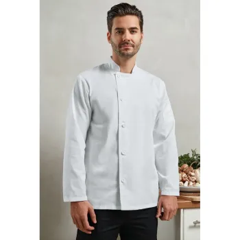 Φωτογραφία από 'Essential' - Σακάκι σεφ μακρυμάνικο με κουμπιά σε χρώμα White