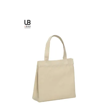 Φωτογραφία από Prato - Τσάντα αγοράς φαρδιά με κουμπί (μικρό μέγεθος) σε χρώμα Natural