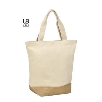 Φωτογραφία από Melbourne - Τσάντα αγοράς με φερμουάρ σε χρώμα Natural