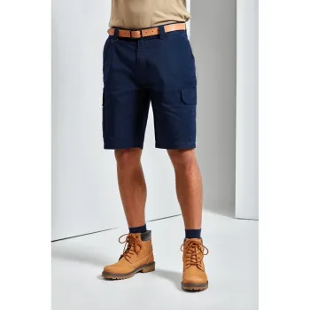 Κεντρική φωτογραφία από PR564 - Ανδρική βερμούδα cargo με τσέπες σε χρώμα Navy