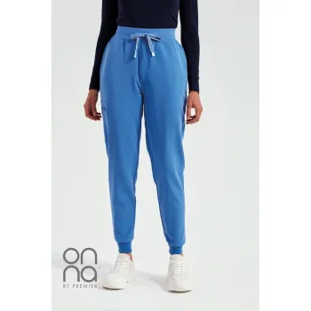 Κεντρική φωτογραφία από 'Energized' - Γυναικείο ελαστικό παντελόνι νοσηλευτικής Jogger Onna σε χρώμα Ceil Blue