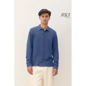 Φωτογραφία από LSL Pacific 4-5XL - Μακρυμάνικο unisex πόλο πικέ σε χρώμα Royal Blue
