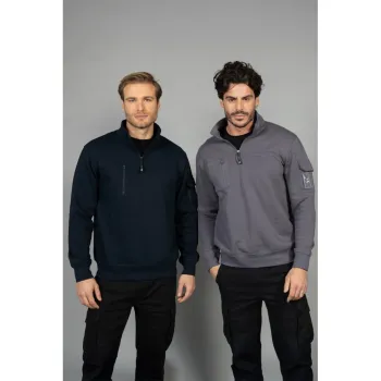 Φωτογραφία από Hong Kong - Unisex μπλούζα φούτερ με φερμουάρ σε χρώμα Royal Blue