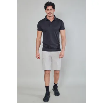 Φωτογραφία από Saint Tropez Man - Ανδρικό πόλο με αντηλιακή προστασία σε χρώμα Black