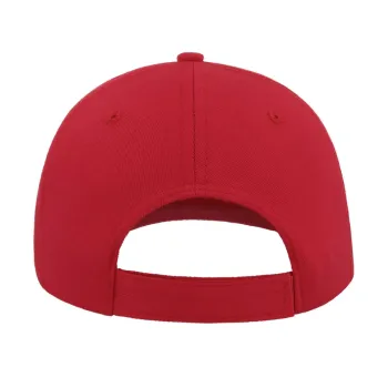 Φωτογραφία από πίσω από Start five sandwich - Πεντάφυλλο καπέλο τζόκεϊ σε χρώμα Red-White