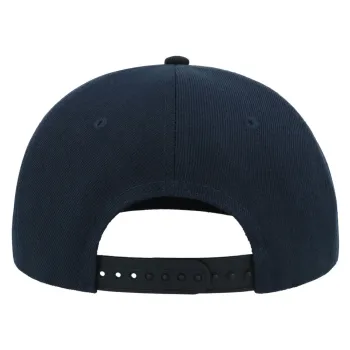 Φωτογραφία από πίσω από Snap Back - Εξάφυλλο καπέλο τζόκεϊ σε χρώμα Navy-Red