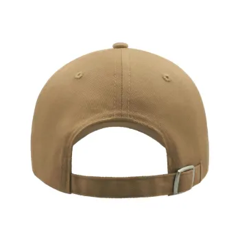 Φωτογραφία από πίσω από Sport sandwich - Εξάφυλλο καπέλο τζόκεϊ σε χρώμα Khaki-Navy