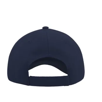 Φωτογραφία από πίσω από Zoom - Εξάφυλλο καπέλο τζόκεϊ σε χρώμα Navy