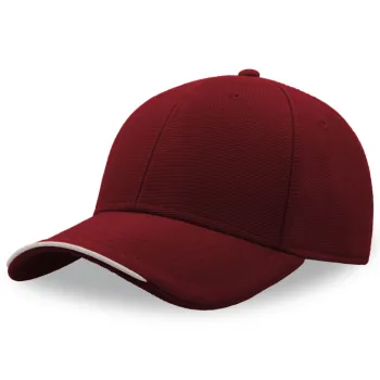 Φωτογραφία από S-Estoril - Εξάφυλλο καπέλο τζόκεϊ σε χρώμα Burgundy