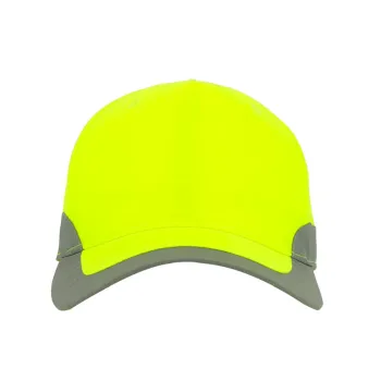 Φωτογραφία από μπροστά από Helpy - Πεντάφυλλο καπέλο τζόκεϊ σε χρώμα Yellow