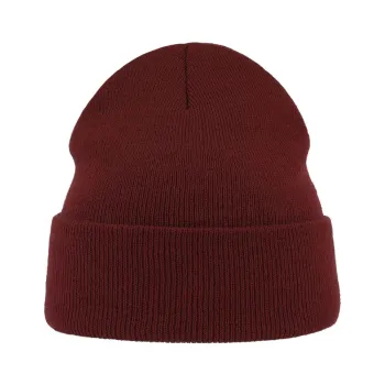 Φωτογραφία από μπροστά από Eko Beanie - Σκούφος σε χρώμα Burgundy