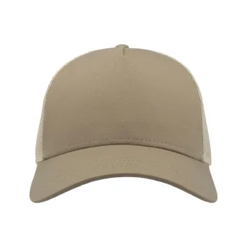 Φωτογραφία από μπροστά από Rapper Cotton - Πεντάφυλλο καπέλο τζόκεϊ σε χρώμα Khaki