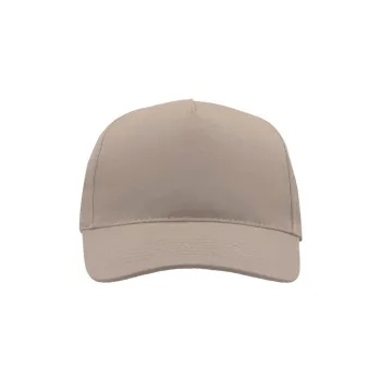 Φωτογραφία από μπροστά από Start five - Πεντάφυλλο καπέλο τζόκεϊ σε χρώμα Light Grey