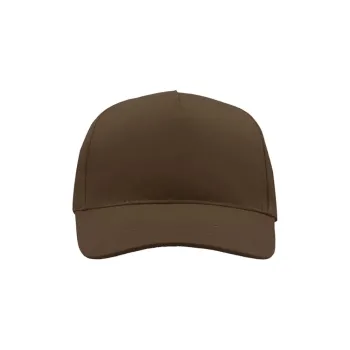 Φωτογραφία από μπροστά από Start five - Πεντάφυλλο καπέλο τζόκεϊ σε χρώμα Brown