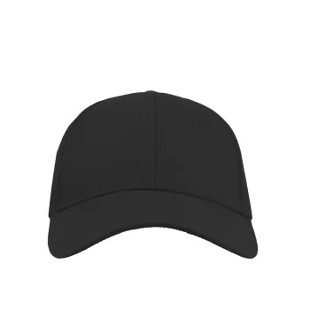 Φωτογραφία από μπροστά από Zoom - Εξάφυλλο καπέλο τζόκεϊ σε χρώμα Black