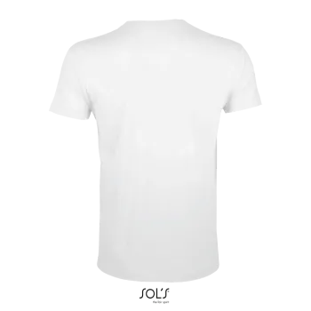 Φωτογραφία από πίσω από Regent Fit Λευκό - Ανδρικό T-shirt σε στενή γραμμή σε χρώμα White