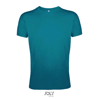 Φωτογραφία από μπροστά από Regent Fit - Ανδρικό T-shirt σε στενή γραμμή σε χρώμα Duck Blue