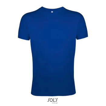 Φωτογραφία από μπροστά από Regent Fit - Ανδρικό T-shirt σε στενή γραμμή σε χρώμα Royal Blue