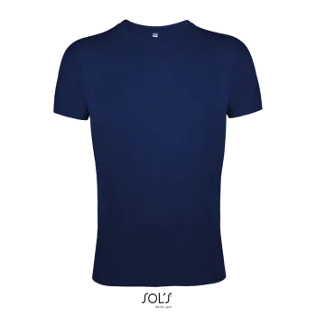Φωτογραφία από μπροστά από Regent Fit - Ανδρικό T-shirt σε στενή γραμμή σε χρώμα French Navy