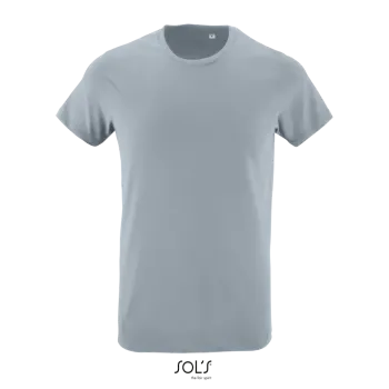 Φωτογραφία από μπροστά από Regent Fit - Ανδρικό T-shirt σε στενή γραμμή σε χρώμα Pure Grey