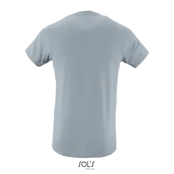 Φωτογραφία από πίσω από Regent Fit - Ανδρικό T-shirt σε στενή γραμμή σε χρώμα Pure Grey