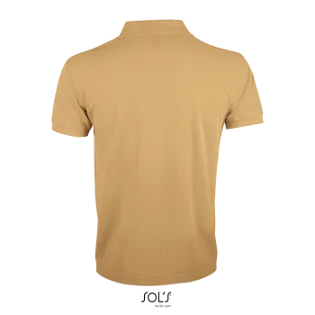 Φωτογραφία από πίσω από Prime Men 4-5XL - Ανδρικό πόλο πικέ σε χρώμα Sand