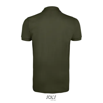 Φωτογραφία από πίσω από Prime Men 4-5XL - Ανδρικό πόλο πικέ σε χρώμα Army