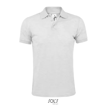 Φωτογραφία από μπροστά από Prime Men 4-5XL - Ανδρικό πόλο πικέ σε χρώμα Ash