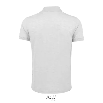 Φωτογραφία από πίσω από Prime Men 4-5XL - Ανδρικό πόλο πικέ σε χρώμα Ash