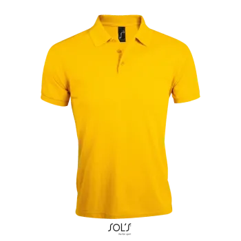 Φωτογραφία από μπροστά από Prime Men 4-5XL - Ανδρικό πόλο πικέ σε χρώμα Gold